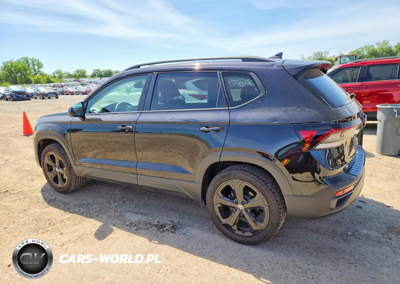 2025 Volkswagen Taos Se Black VIN:3VV2C7B2XSM014822 - 2