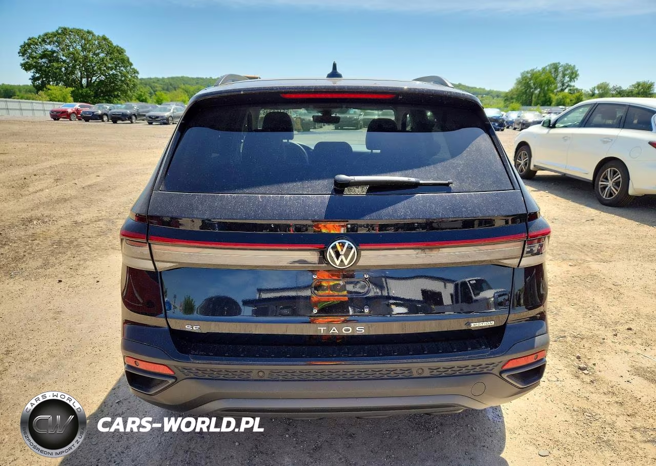 2025 Volkswagen Taos Se Black VIN:3VV2C7B2XSM014822 - 6