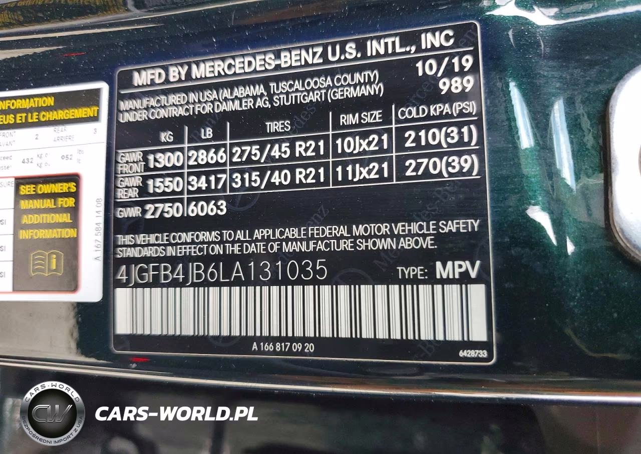 2020 Mercedes-Benz Gle 350 VIN:4JGFB4JB6LA131035 - 13