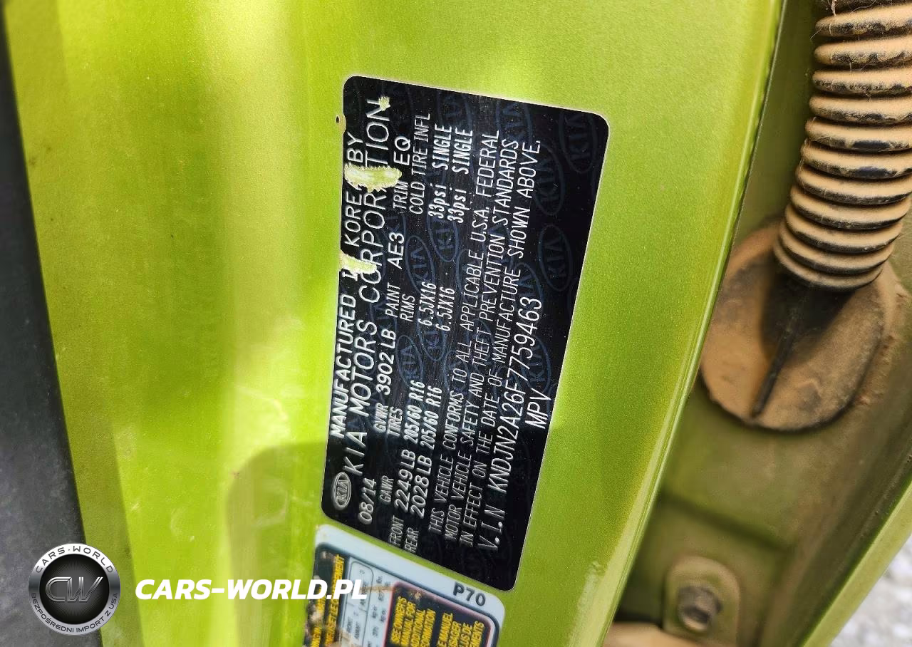 2015 Kia Soul Base VIN:KNDJN2A26F7759463 - 13