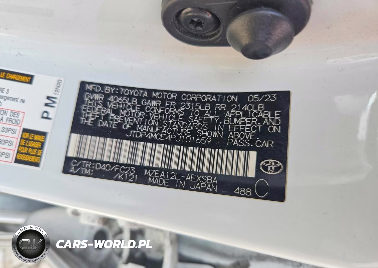2023 Toyota Corolla Se VIN:JTDP4MCE4PJ101659 - 12