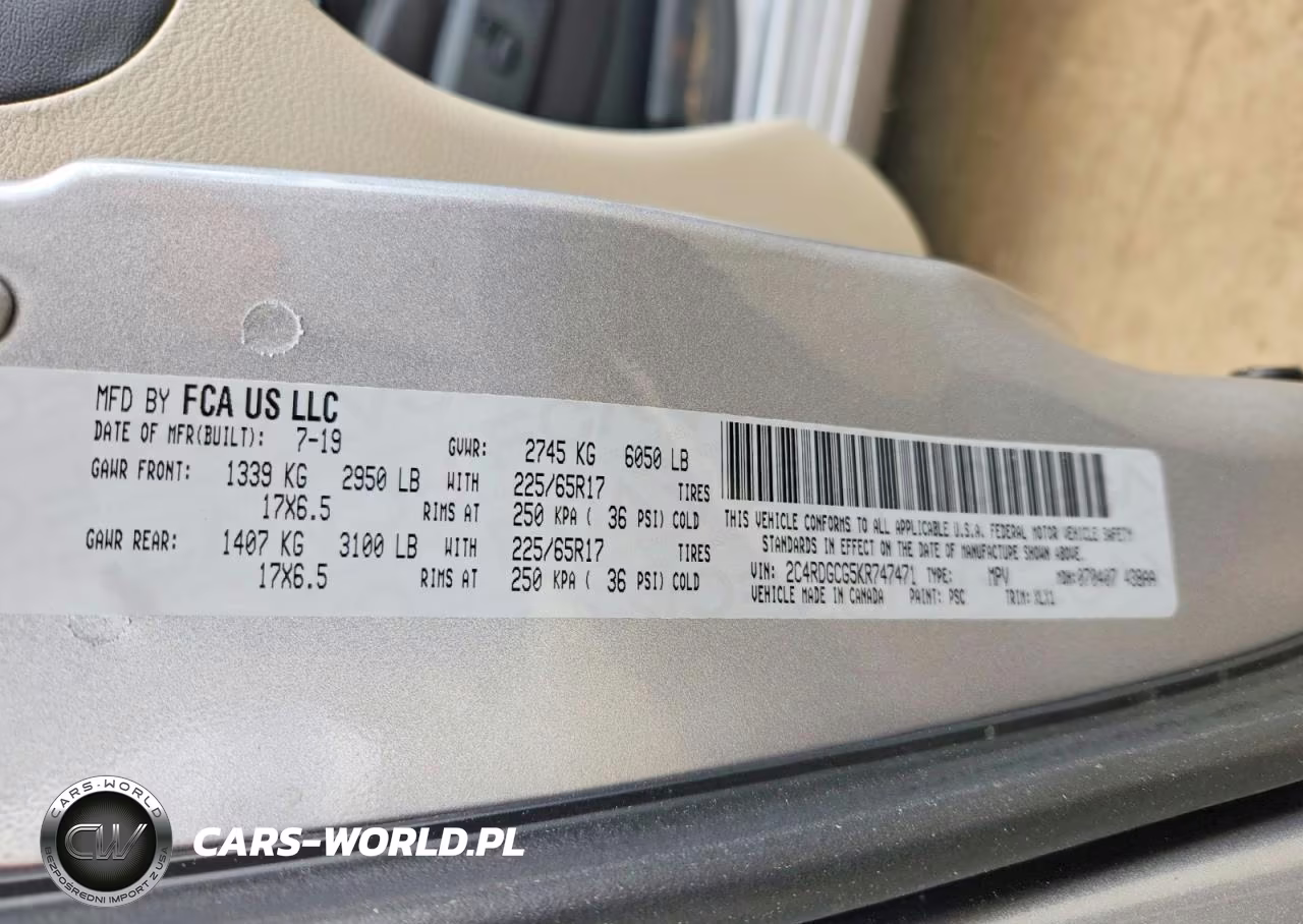 2019 Dodge Grand Caravan Sxt VIN:2C4RDGCG5KR747471 - 13