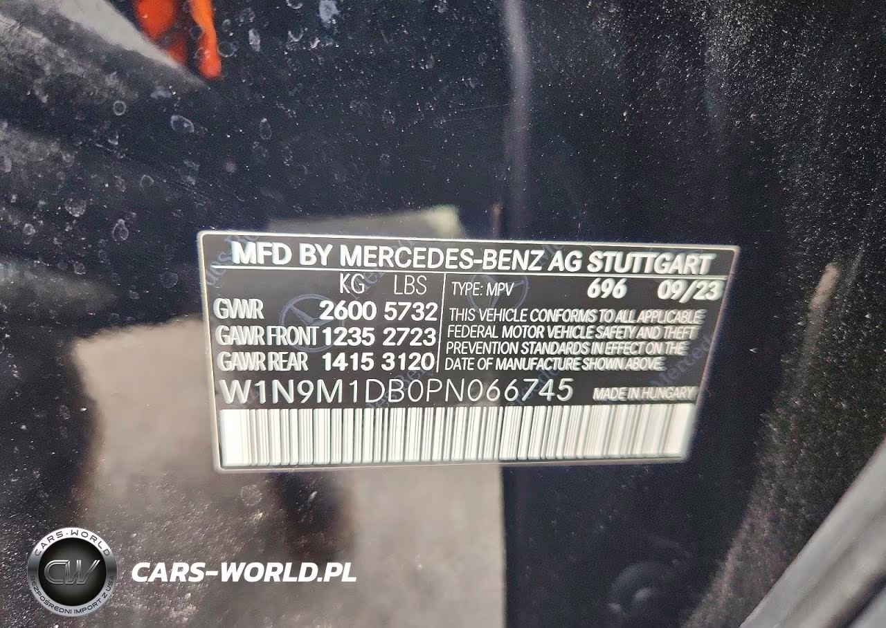 2023 Mercedes-Benz Eqb 350 4Matic VIN:W1N9M1DB0PN066745 - 12