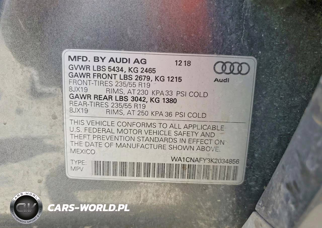 2019 Audi Q5 Prestige VIN:WA1CNAFY3K2034856 - 13