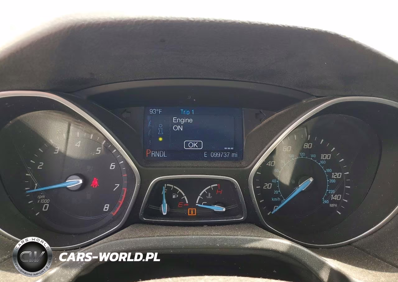 2014 Ford Focus Se VIN:1FADP3K26EL375528 - 9
