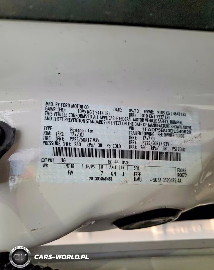 2013 Ford C-Max Sel VIN:1FADP5BU0DL540629 - 12