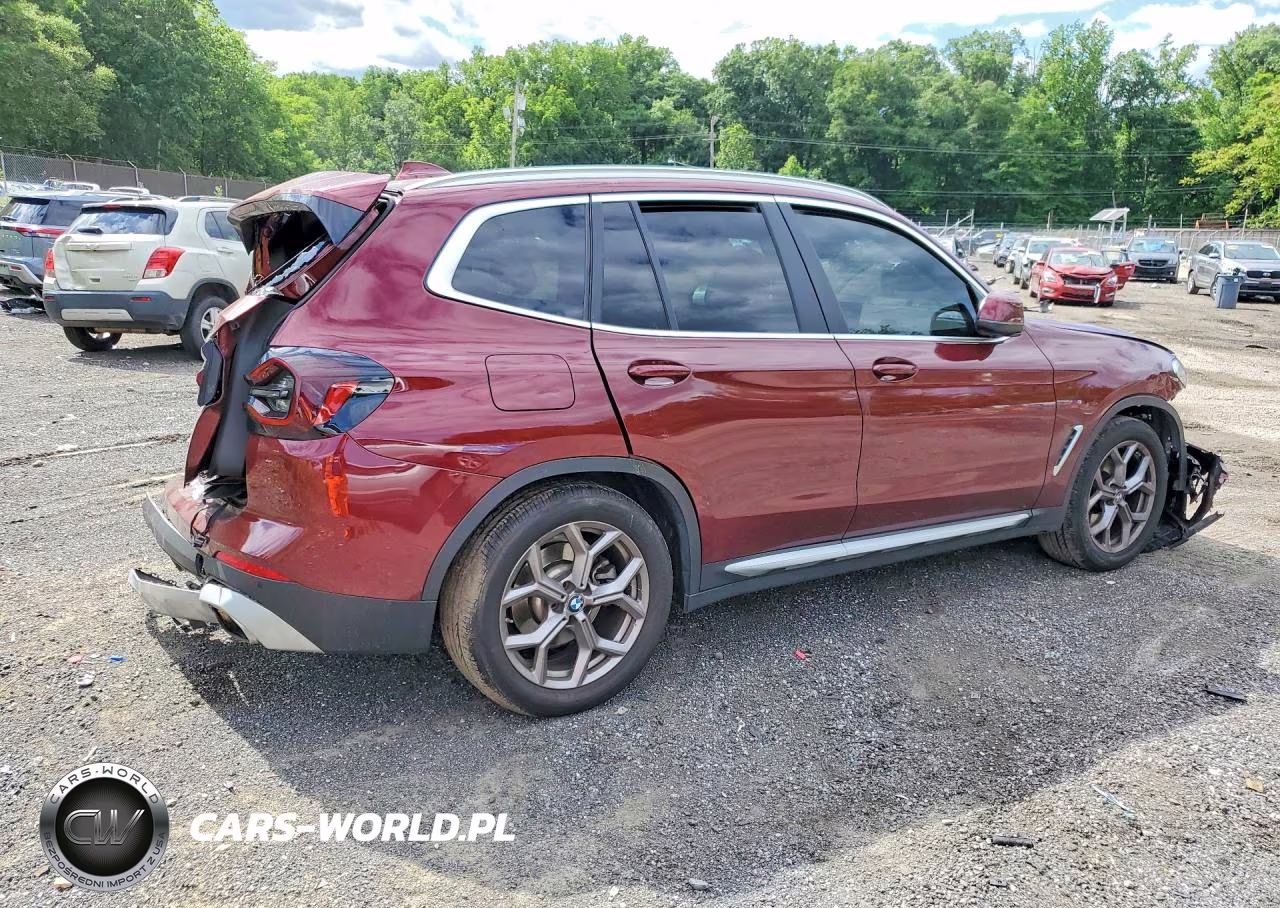 2022 BMW X3 xDrive30I VIN:5UX53DP03N9L62156 - 3