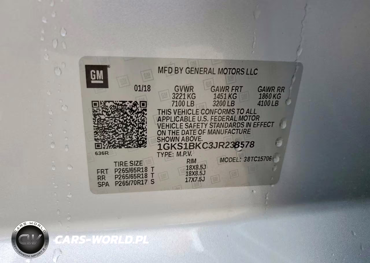 2018 GMC Yukon Slt VIN:1GKS1BKC3JR238578 - 13