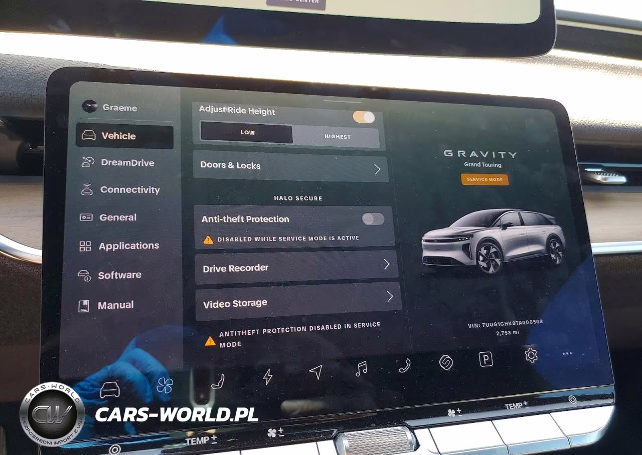 2026 Lucid Motors Gravity Grand Touring VIN:7UUG1GHK8TA006508 - 9