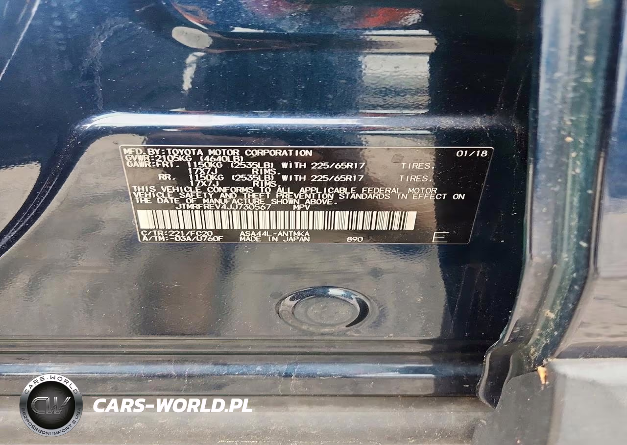 2018 Toyota Rav4 Xle VIN:JTMRFREV4JJ730567 - 12