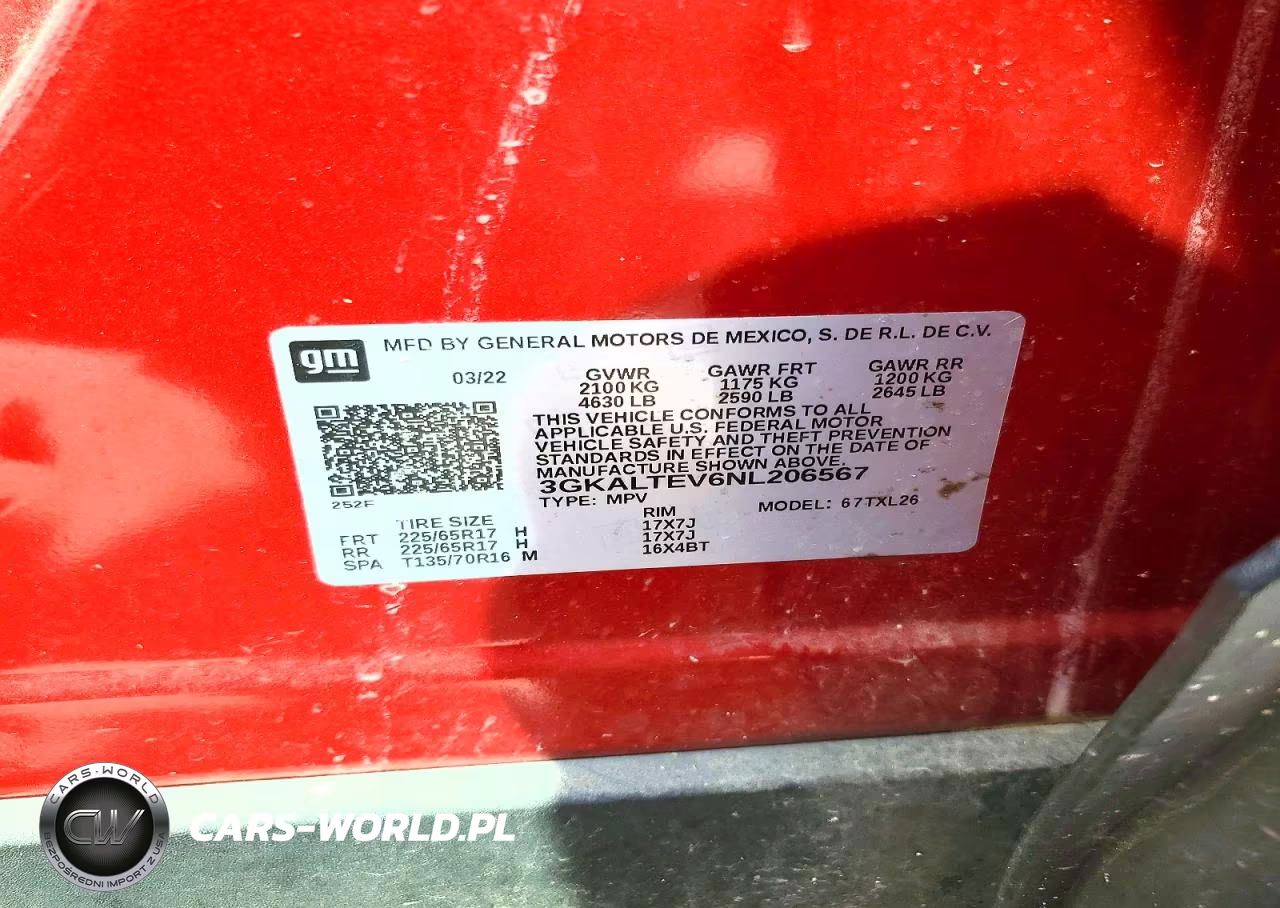 2022 GMC Terrain Sle VIN:3GKALTEV6NL206567 - 13