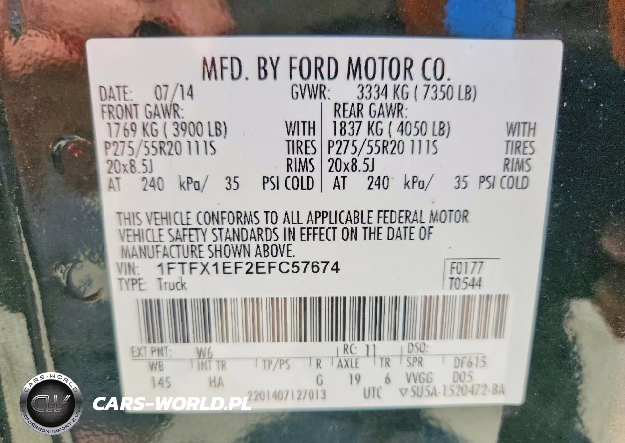 2014 Ford F150 Super Cab VIN:1FTFX1EF2EFC57674 - 12