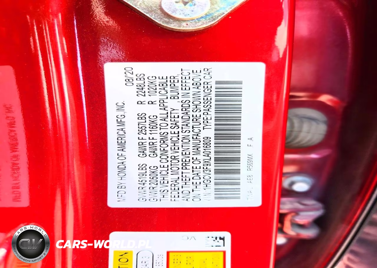2020 Honda Accord Touring Hybrid VIN:1HGCV3F9XLA016809 - 12