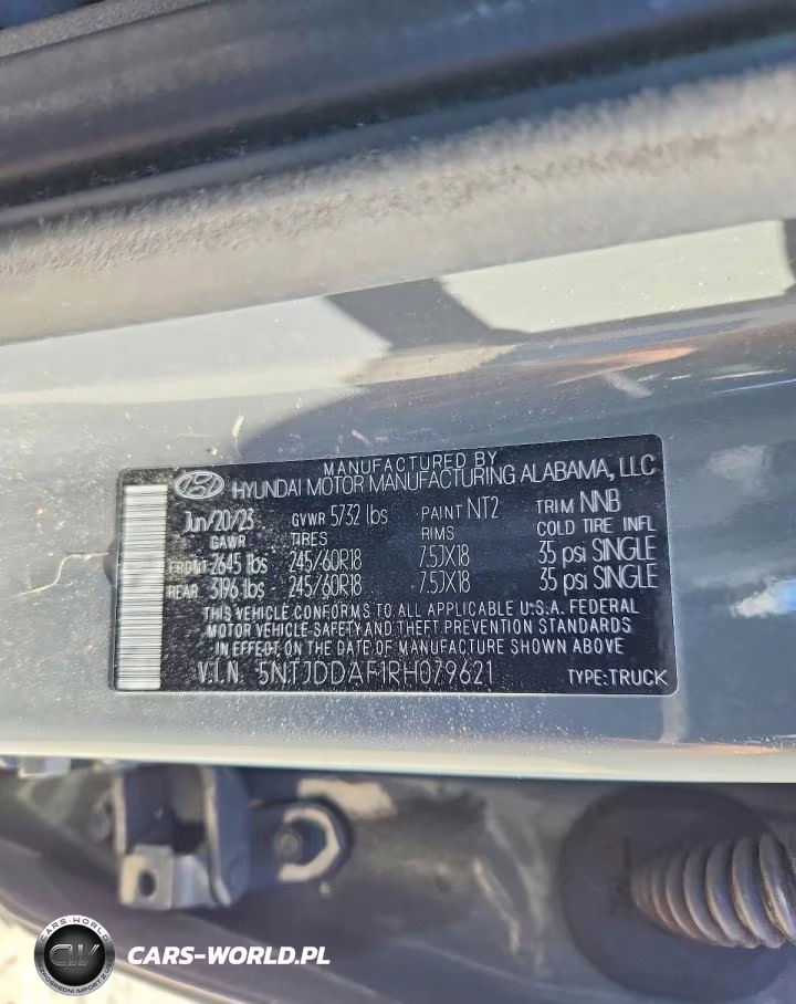 2024 Hyundai Santa Cruz Xrt VIN:5NTJDDAF1RH079621 - 13