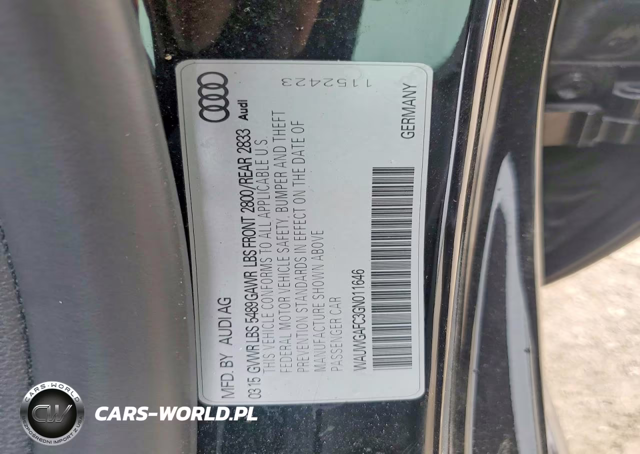 2016 Audi A7 Premium Plus VIN:WAUWGAFC3GN011646 - 12