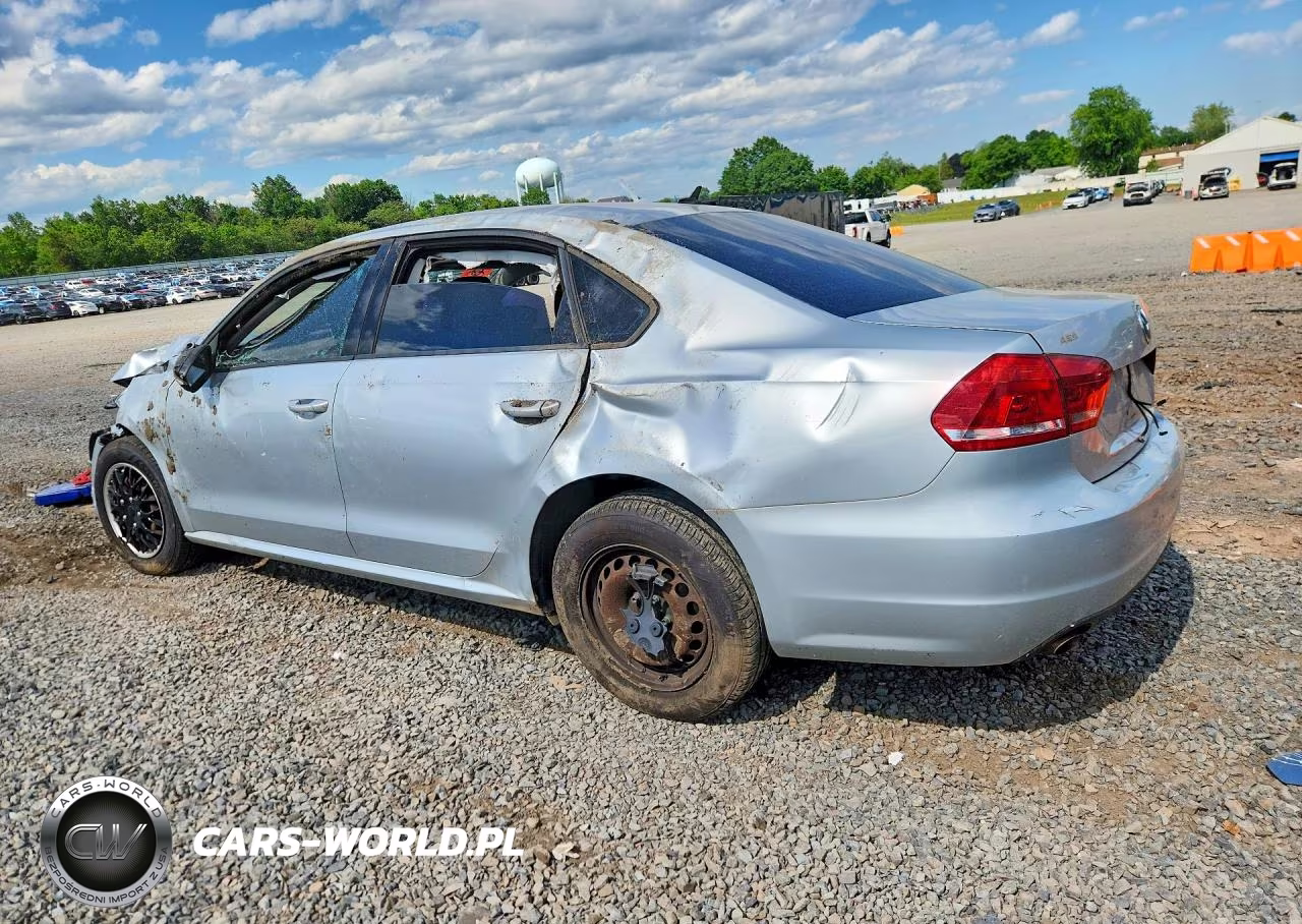 2014 Volkswagen Passat S VIN:1VWAP7A34EC008137 - 2