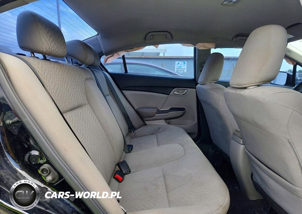 2015 Honda Civic Lx VIN:19XFB2F54FE030637 - 10