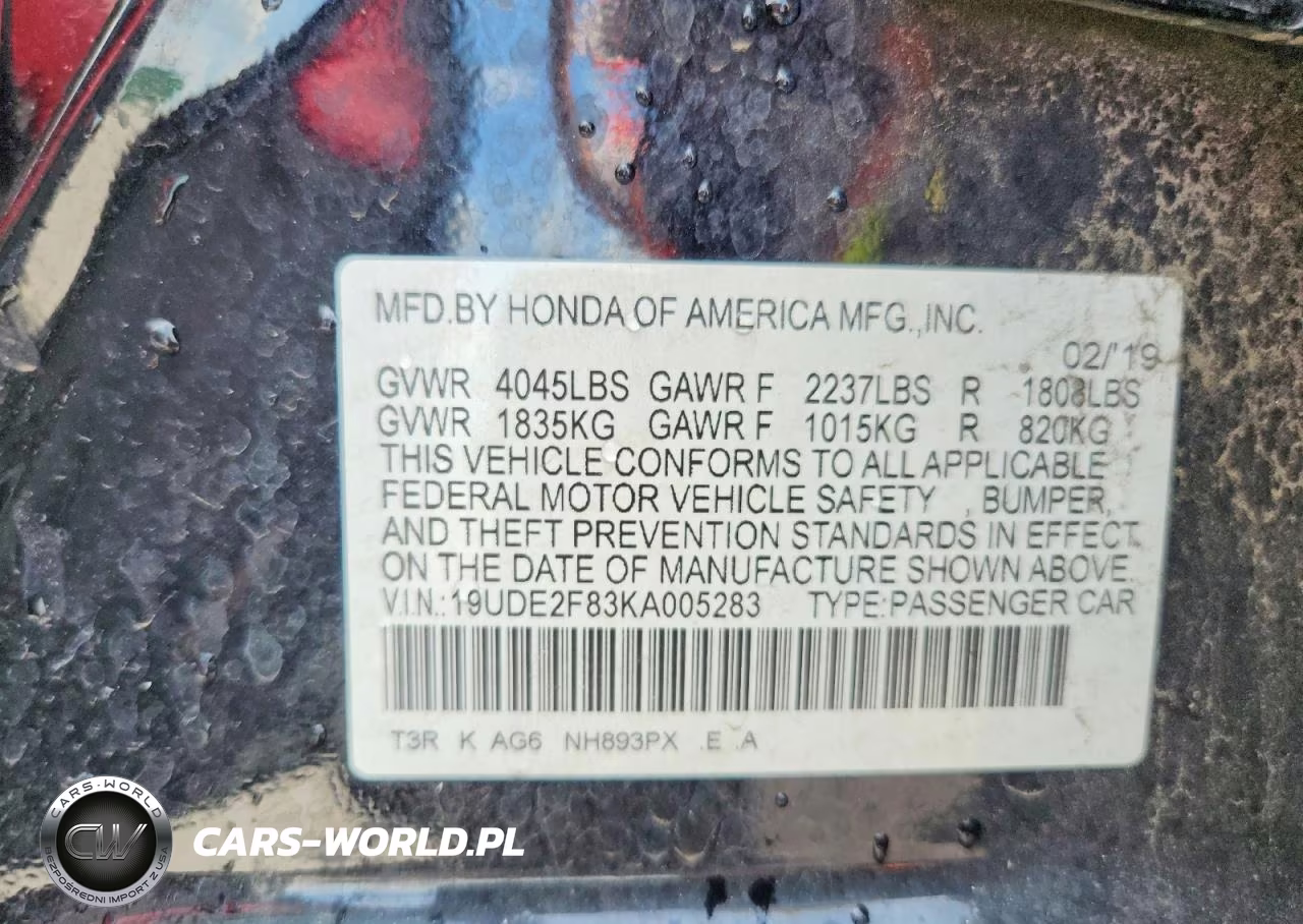 2019 Acura Ilx Premium A-Spec VIN:19UDE2F83KA005283 - 12