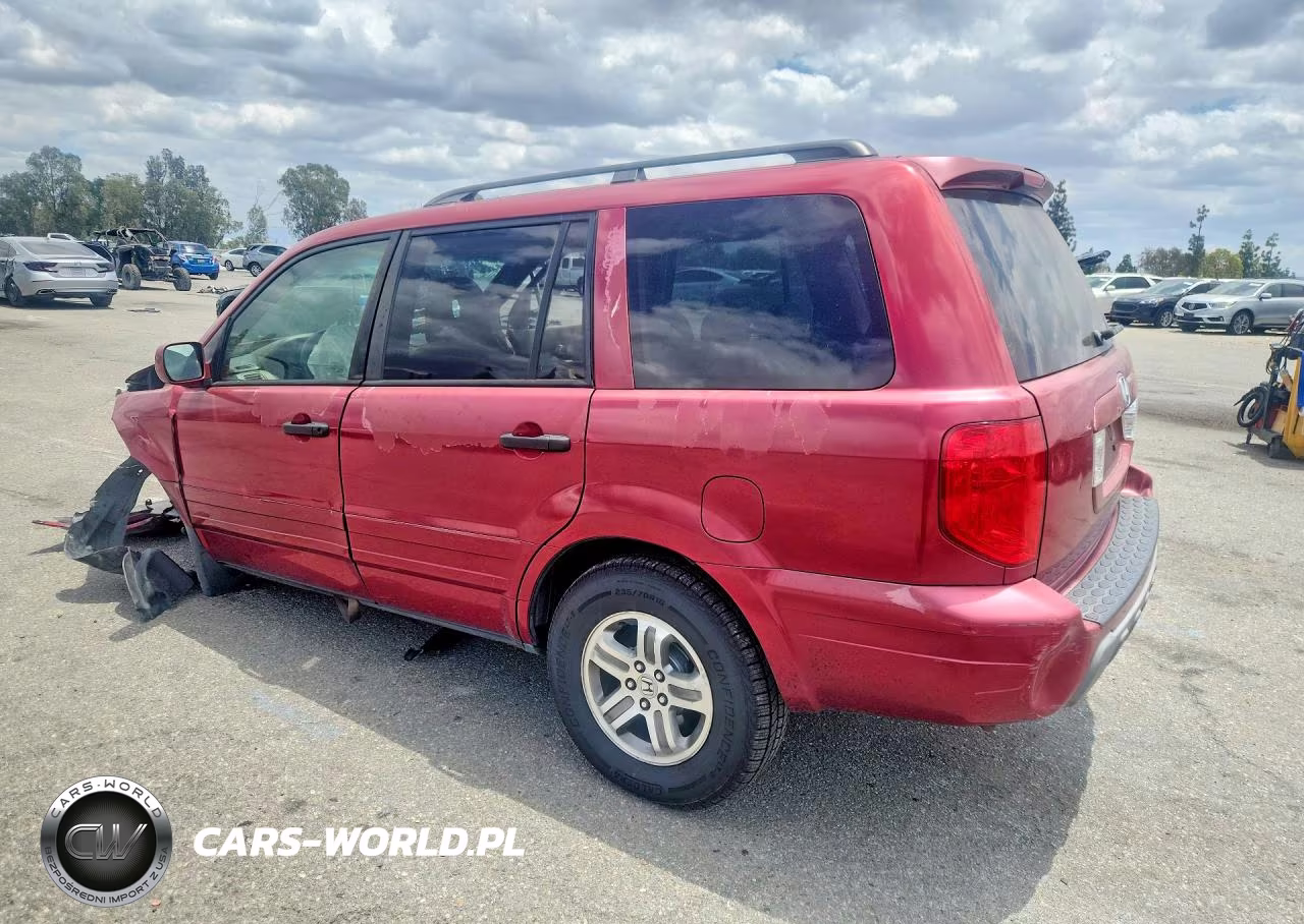 2005 Honda Pilot Exl VIN:2HKYF18795H569903 - 2