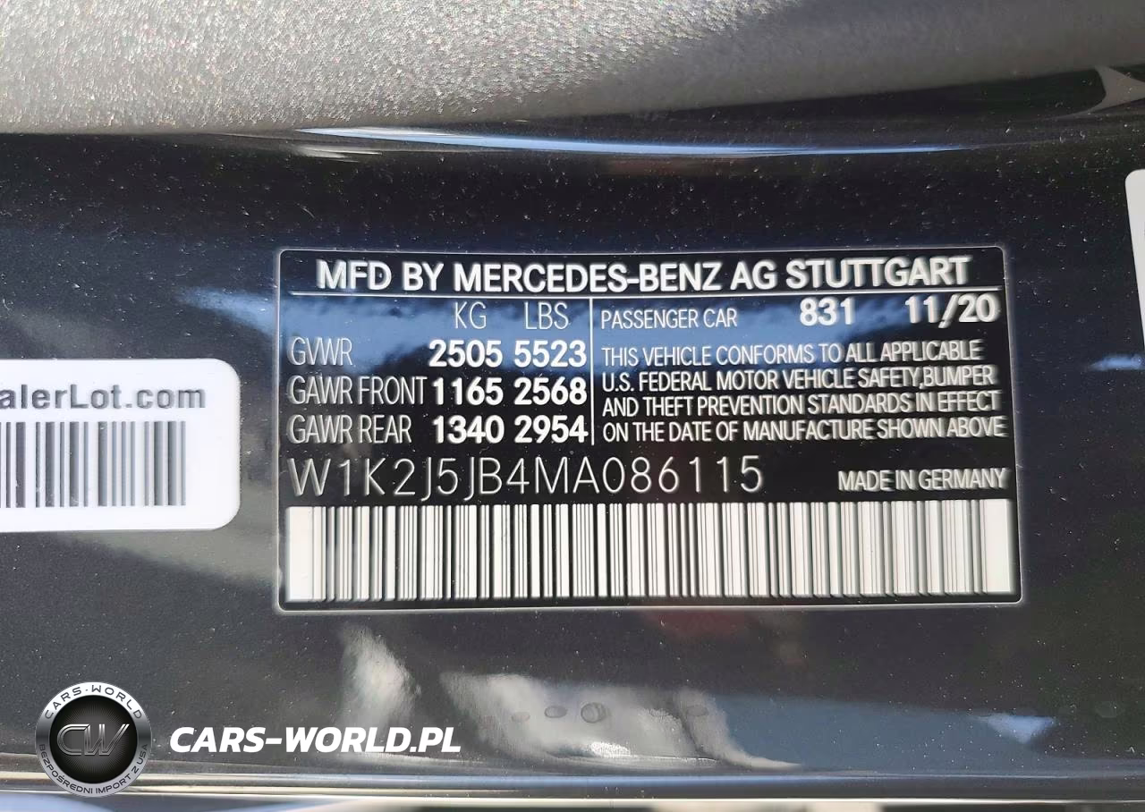 2021 Mercedes-Benz Cls 450 VIN:W1K2J5JB4MA086115 - 12