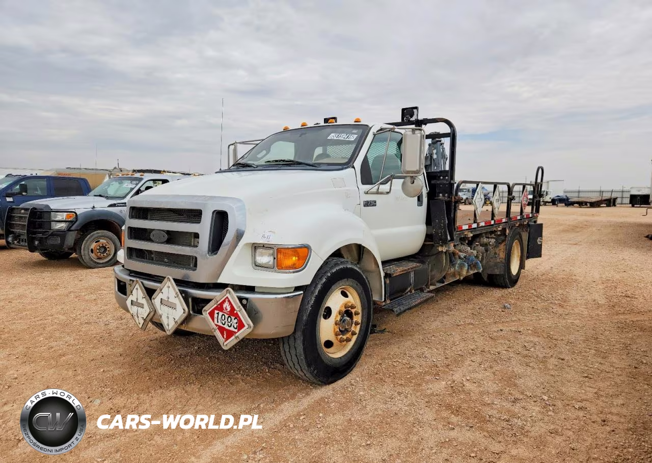 2011 Ford F750 Super Duty Flatbed Truck VIN:3FRXF7FL9BV448614 - 2