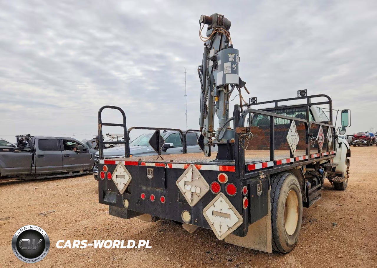 2011 Ford F750 Super Duty Flatbed Truck VIN:3FRXF7FL9BV448614 - 4
