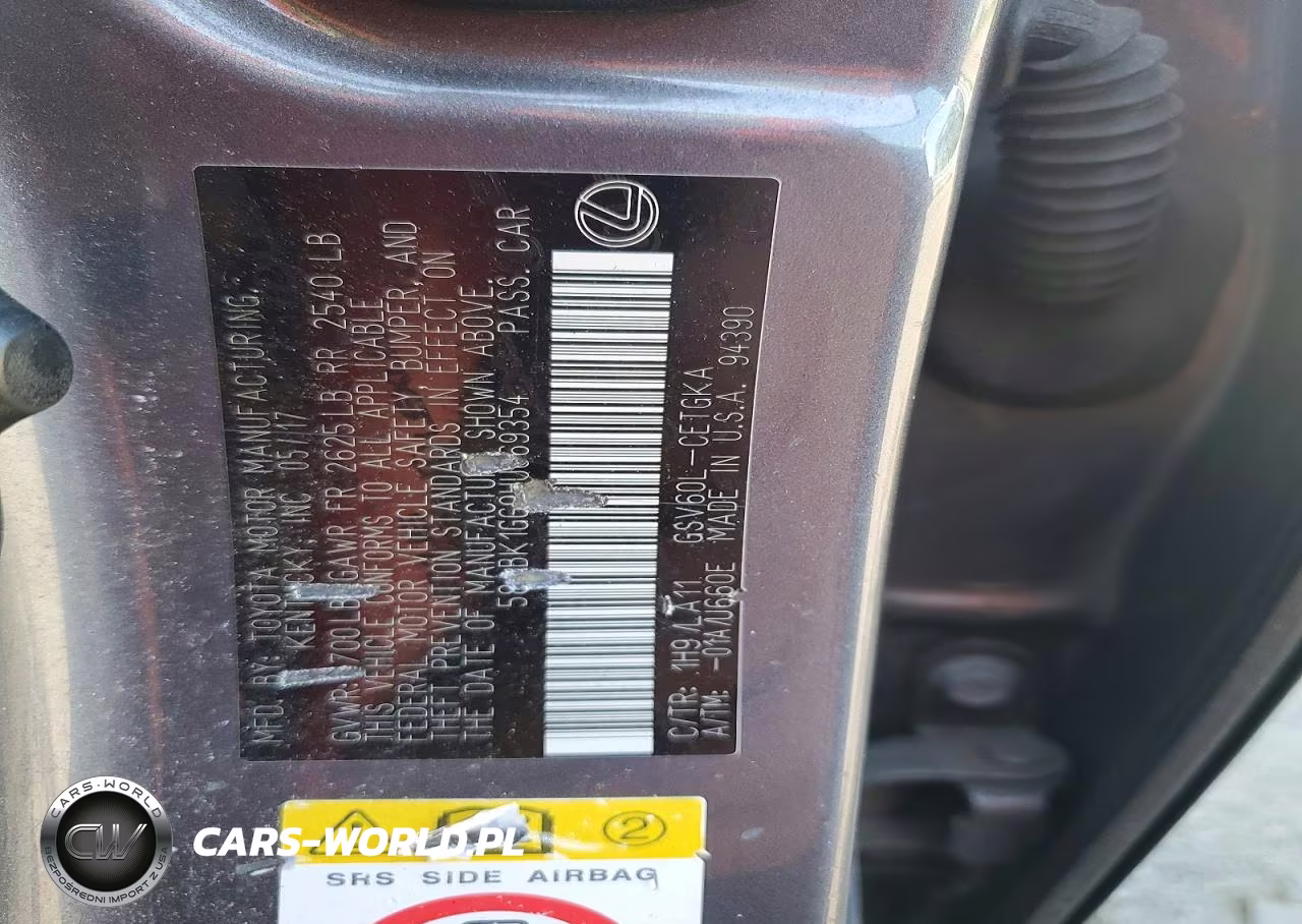 2017 Lexus Es 350 VIN:58ABK1GG9HU069354 - 13