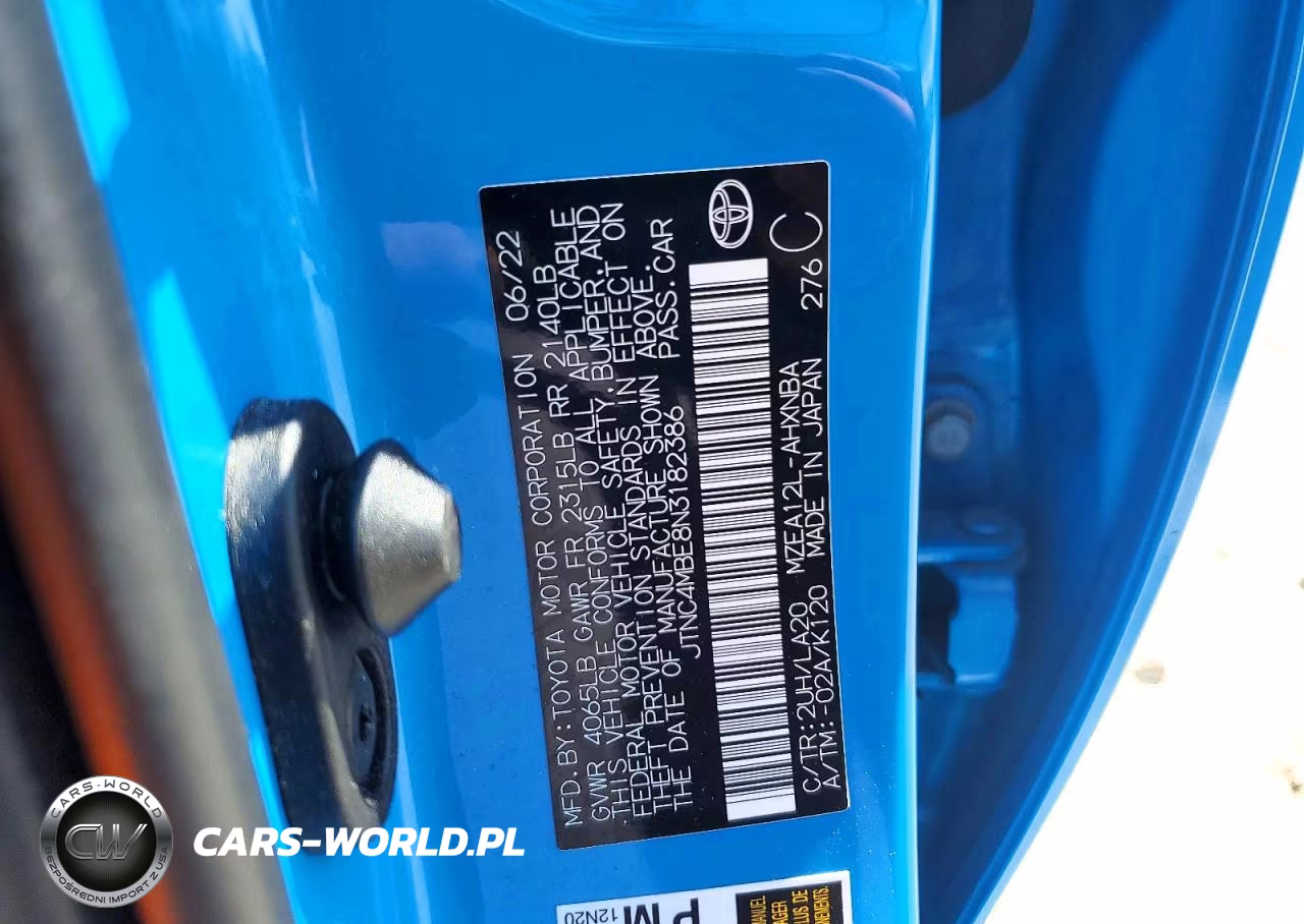 2022 Toyota Corolla Xse VIN:JTNC4MBE8N3182386 - 12