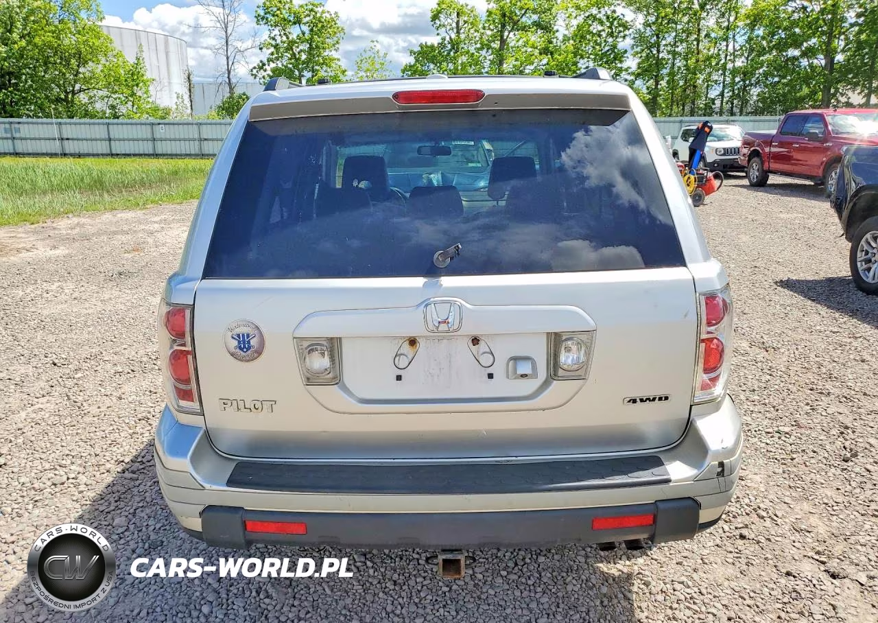 2006 Honda Pilot Ex VIN:2HKYF18706H514144 - 6