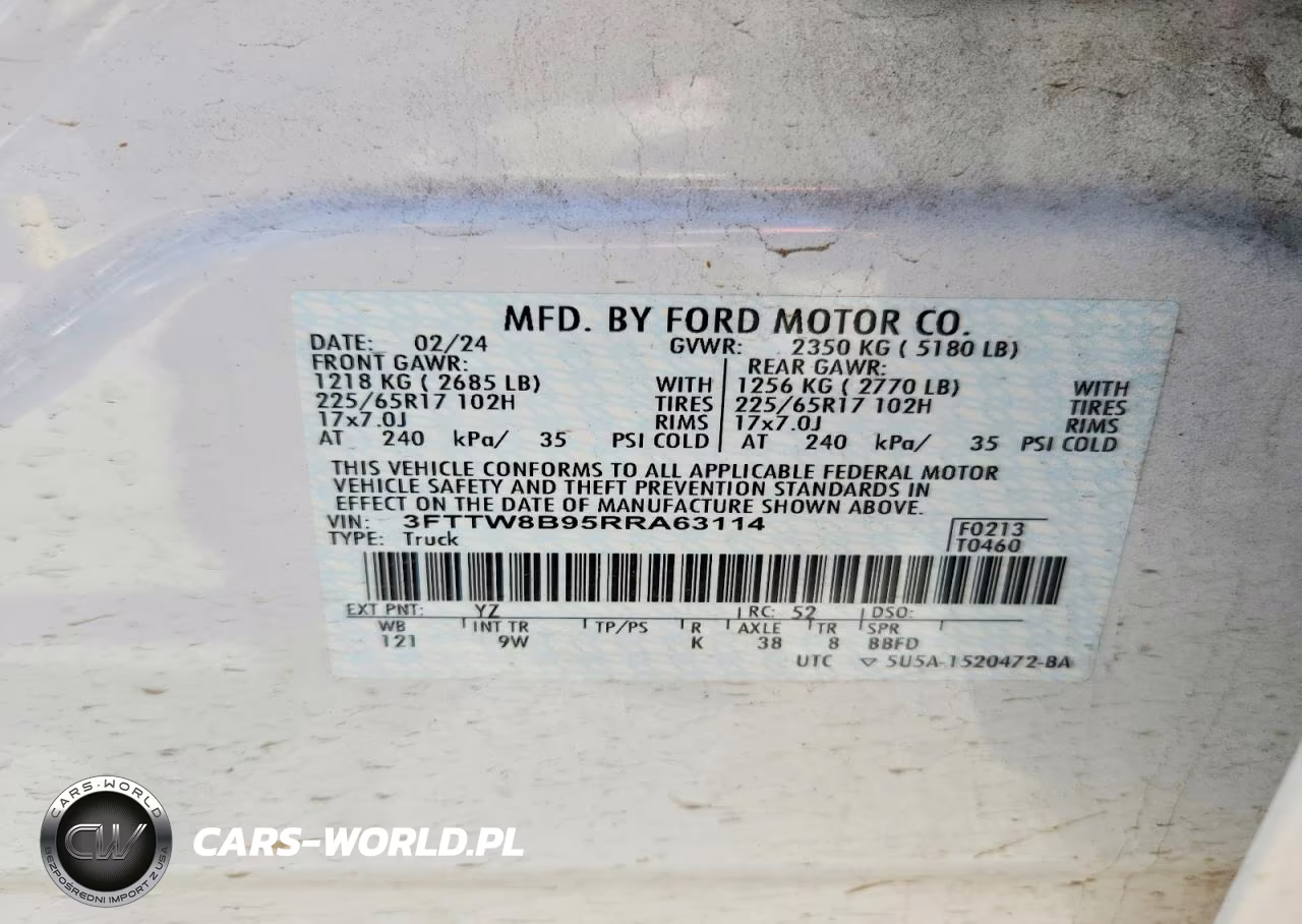 2024 Ford Maverick Xl VIN:3FTTW8B95RRA63114 - 13
