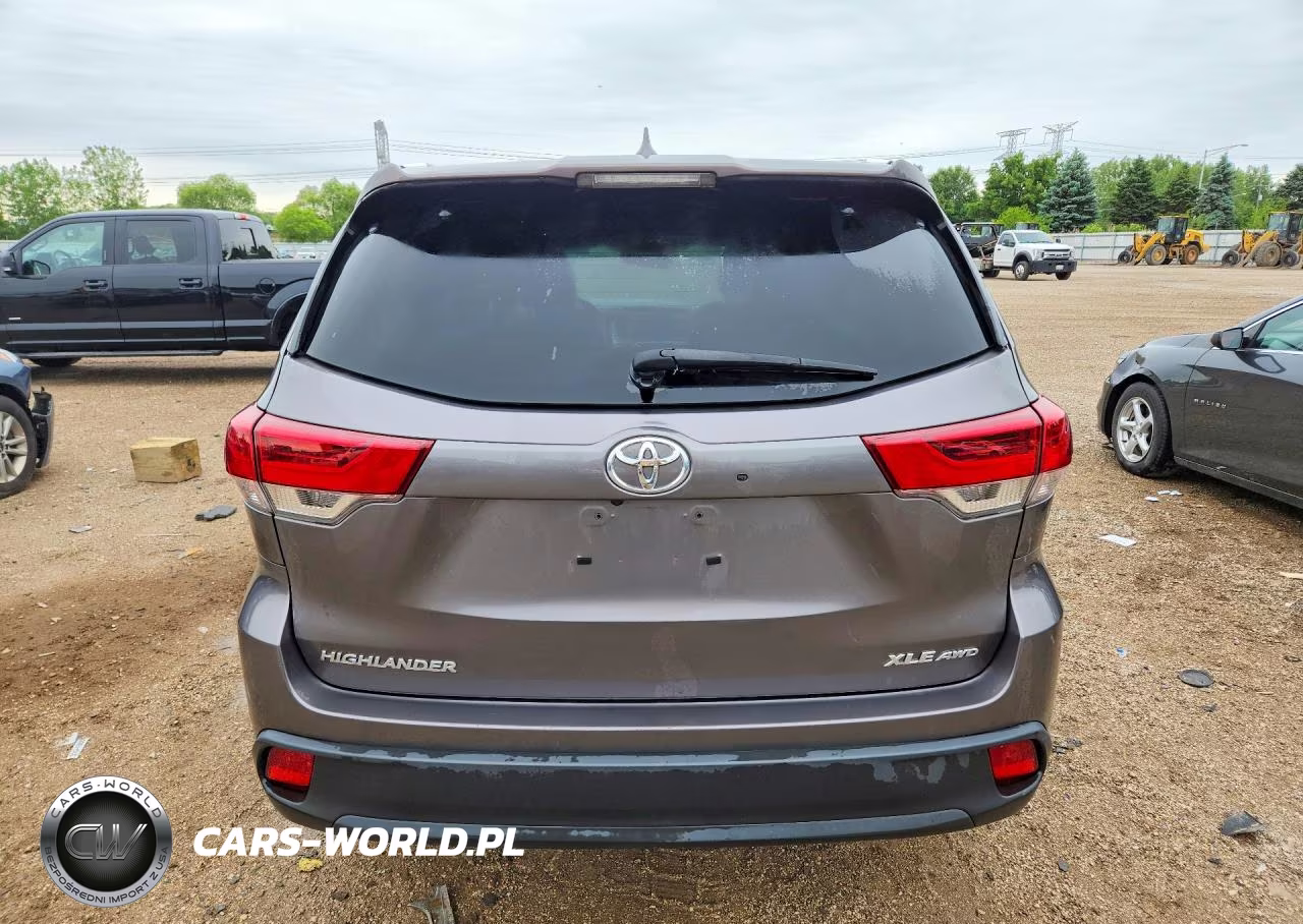 2019 Toyota Highlander Xle VIN:5TDJZRFH4KS588691 - 6