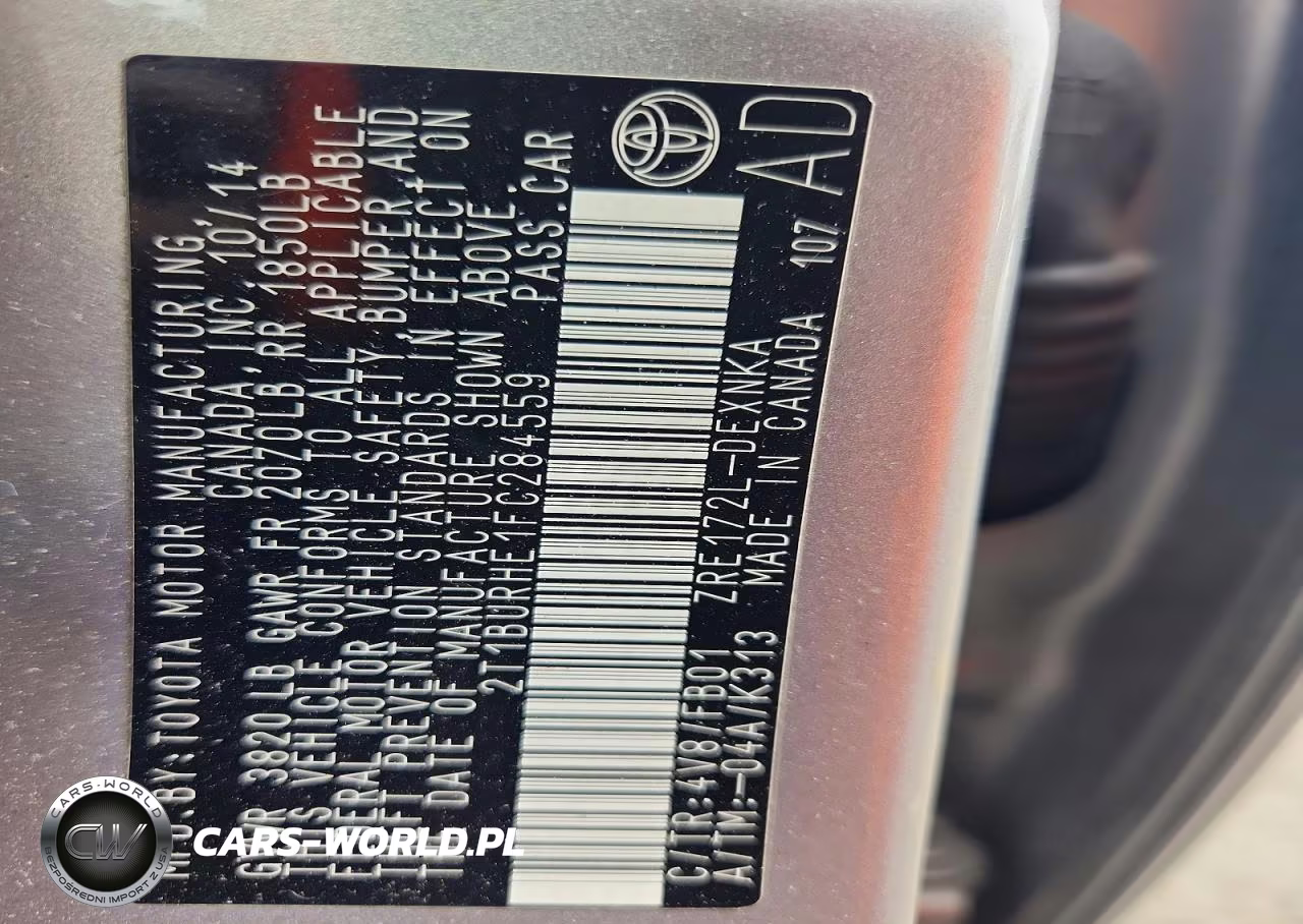 2015 Toyota Corolla Le VIN:2T1BURHE1FC284559 - 12