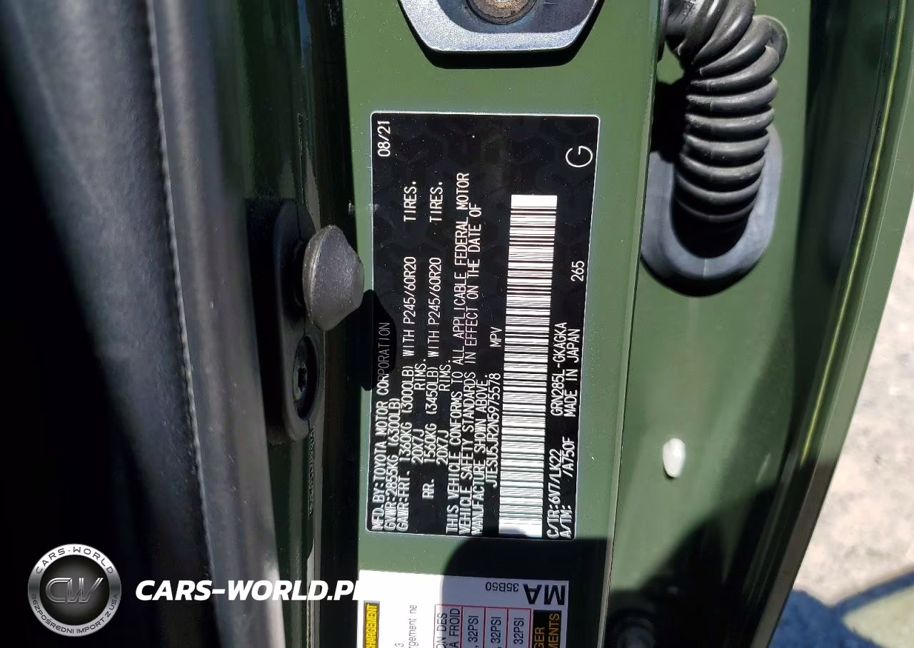 2022 Toyota 4Runner Trd Sport VIN:JTESU5JR2N5975578 - 13