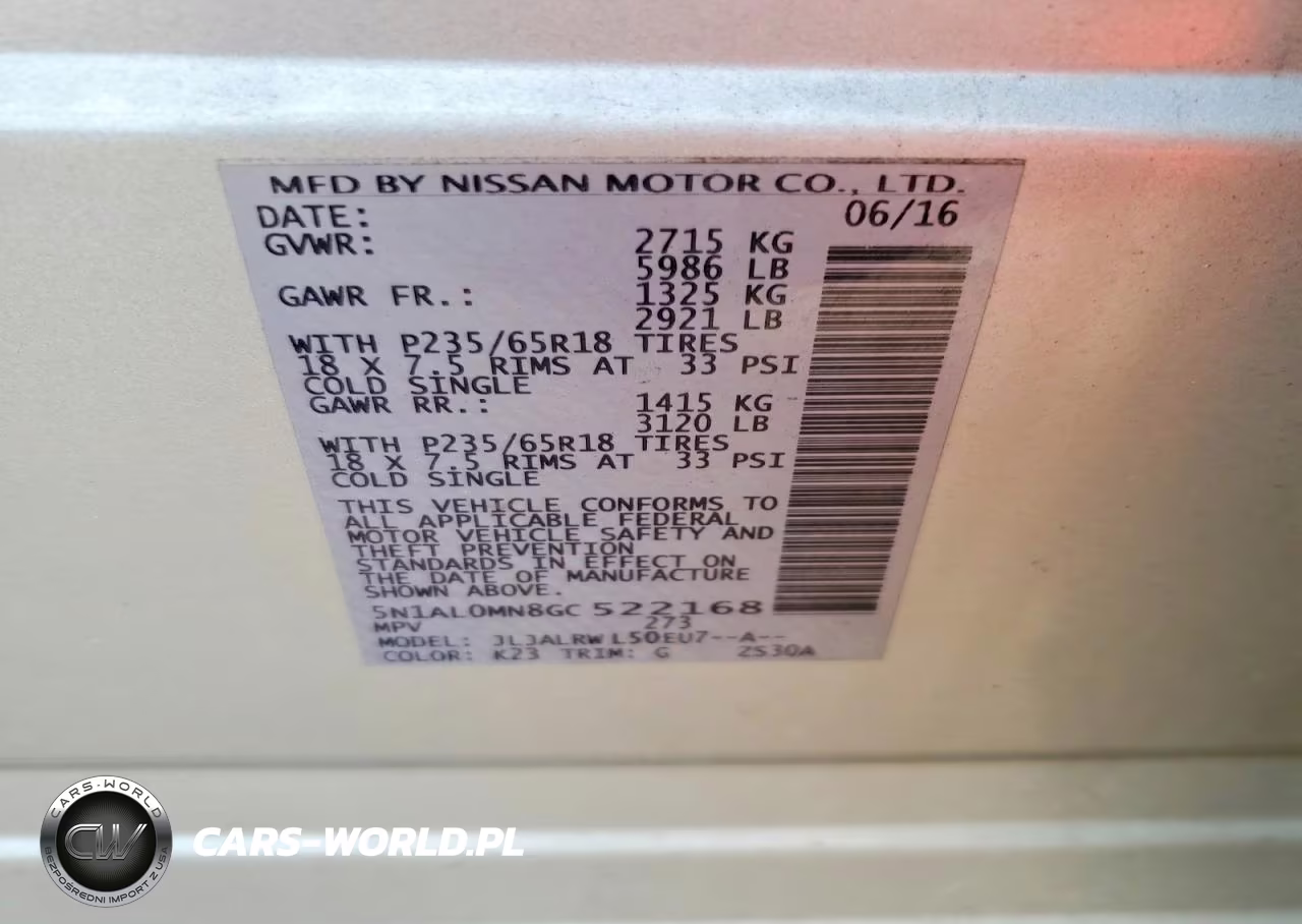 2016 Infiniti Qx60 Base VIN:5N1AL0MN8GC522168 - 13