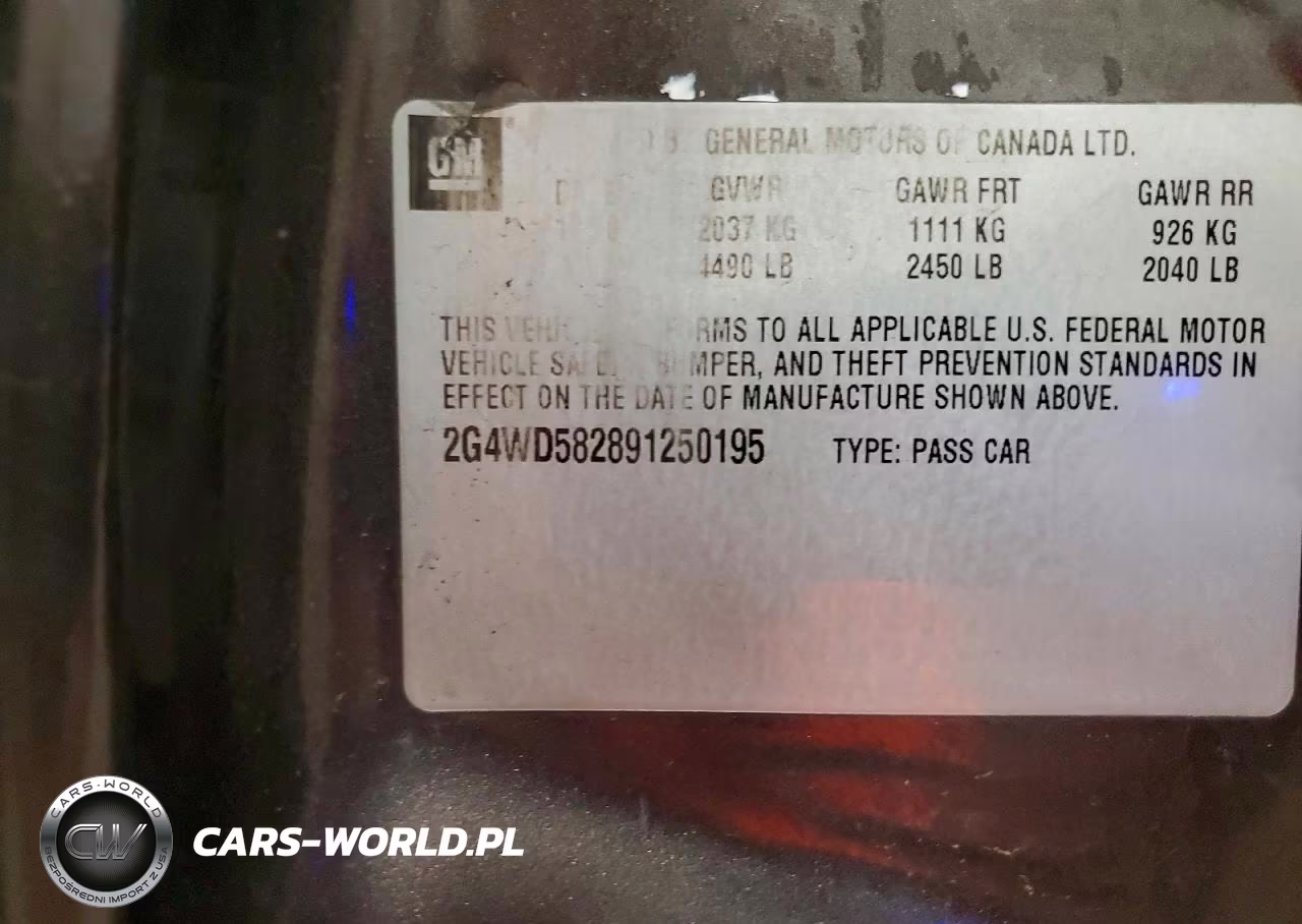 2009 Buick Lacrosse Cxl VIN:2G4WD582891250195 - 13