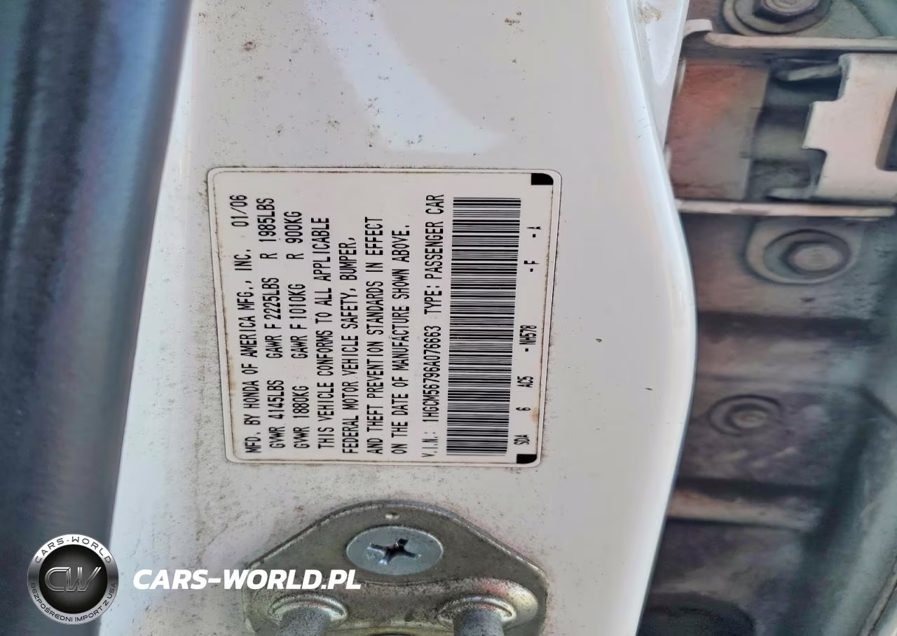 2006 Honda Accord Ex VIN:1HGCM56796A076663 - 12
