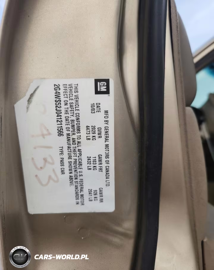 2004 Buick Century Custom VIN:2G4WS52J041211566 - 12
