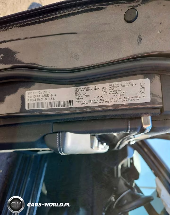 2022 Jeep Grand Cherokee L Overland VIN:1C4RJKDG6N8518274 - 13