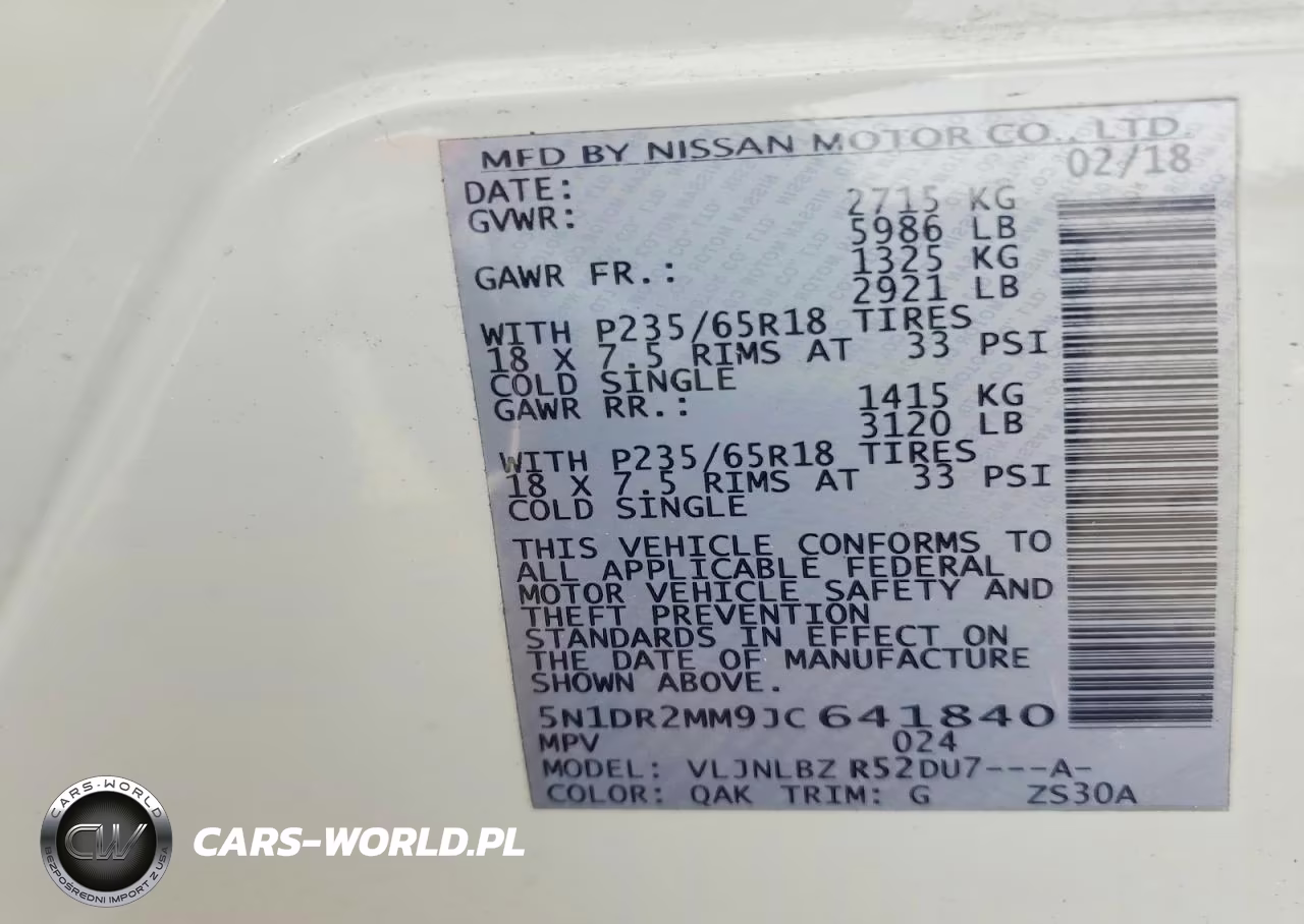 2018 Nissan Pathfinder S VIN:5N1DR2MM9JC641840 - 14
