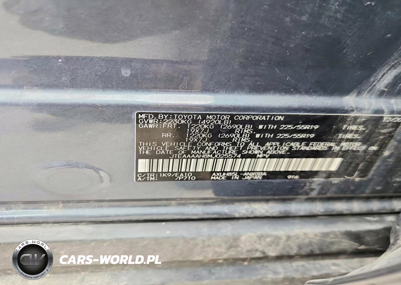 2021 Toyota Venza Le VIN:JTEAAAAH8MJ025574 - 12