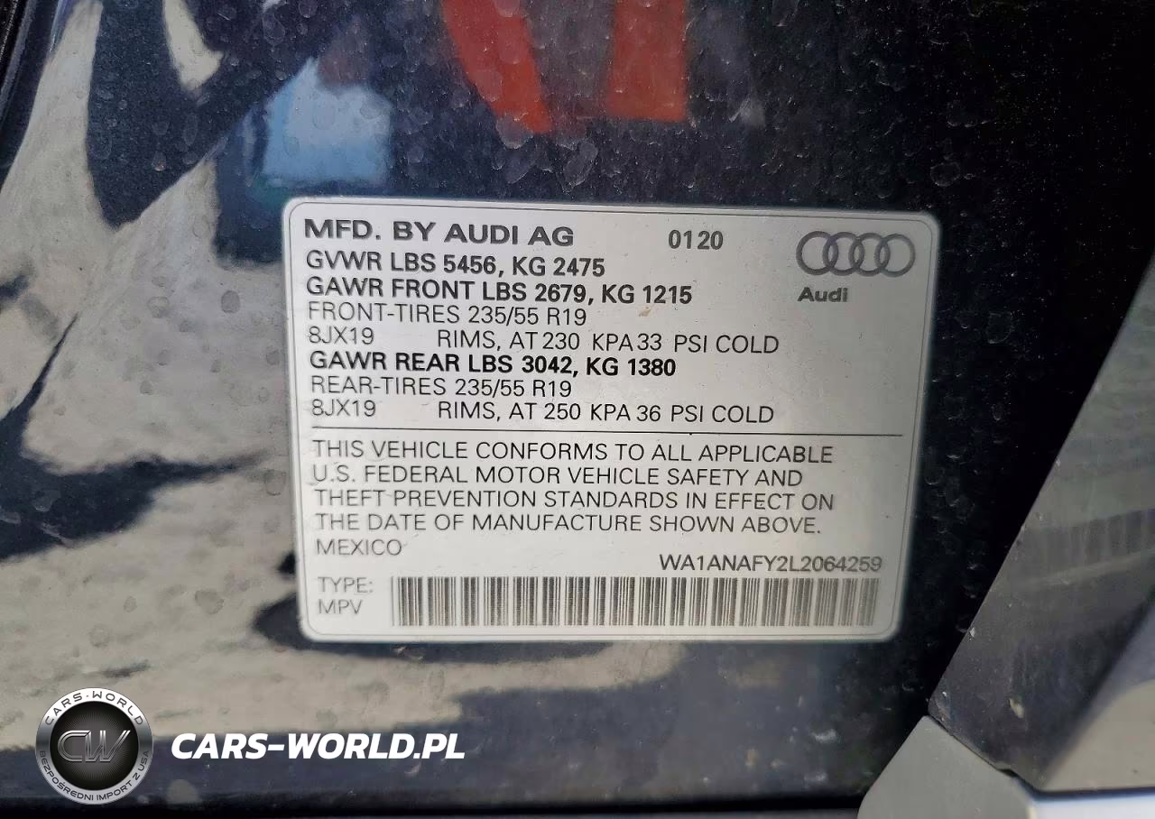 2020 Audi Q5 Premium VIN:WA1ANAFY2L2064259 - 12