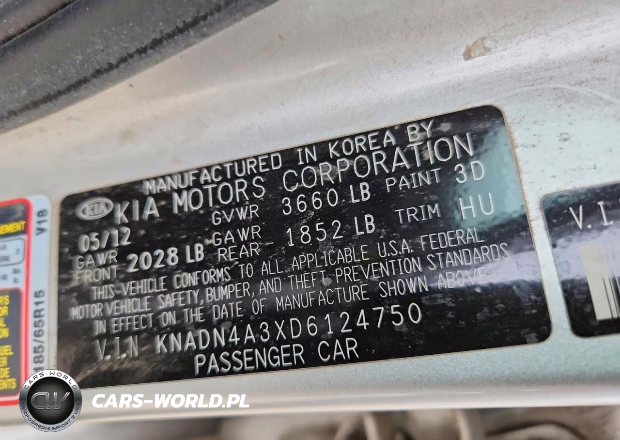 2013 Kia Rio Ex VIN:KNADN4A3XD6124750 - 13