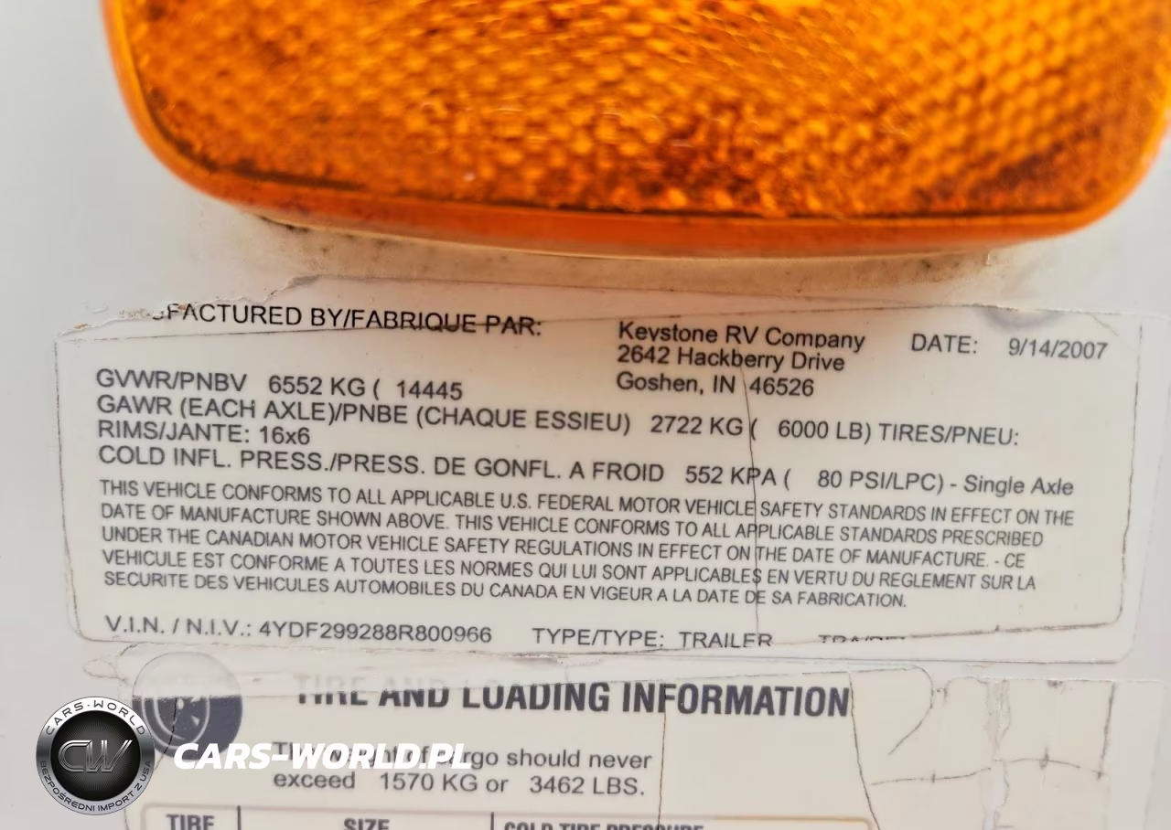KEYSTONE RAPTOR VIN:4YDF299288R800966 - 9