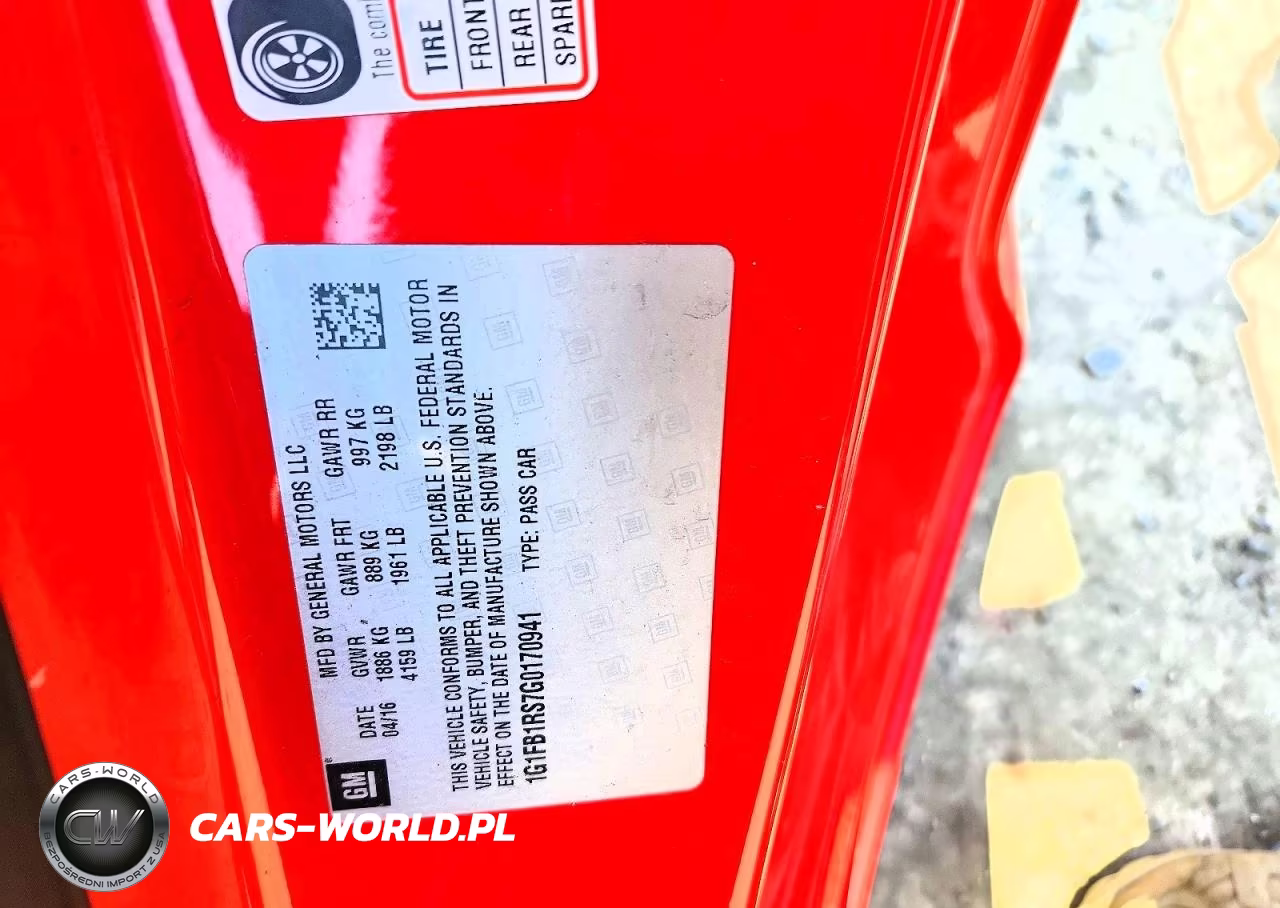 2016 Chevrolet Camaro Lt VIN:1G1FB1RS7G0170941 - 12