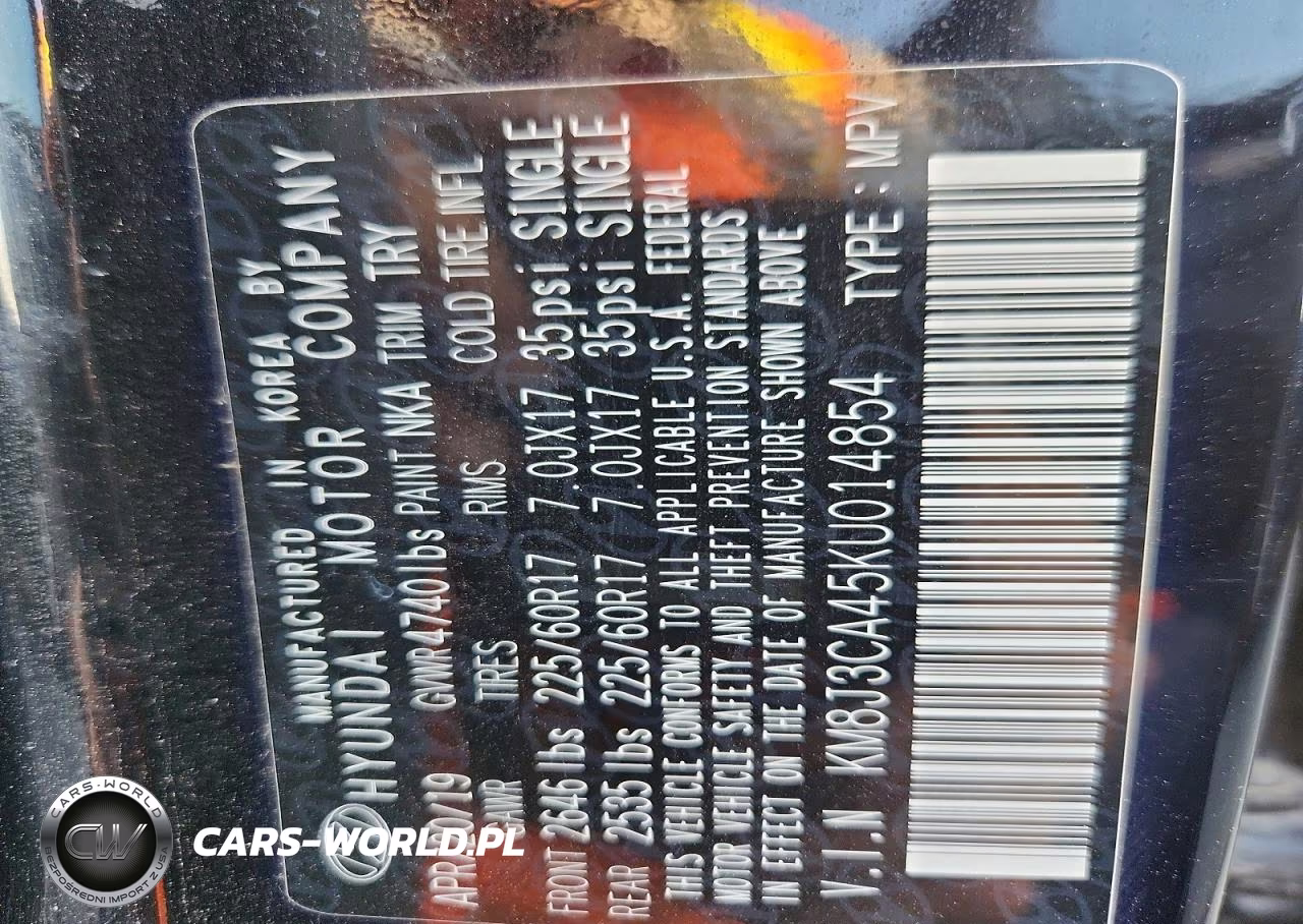 2019 Hyundai Tucson Limited VIN:KM8J3CA45KU014854 - 12