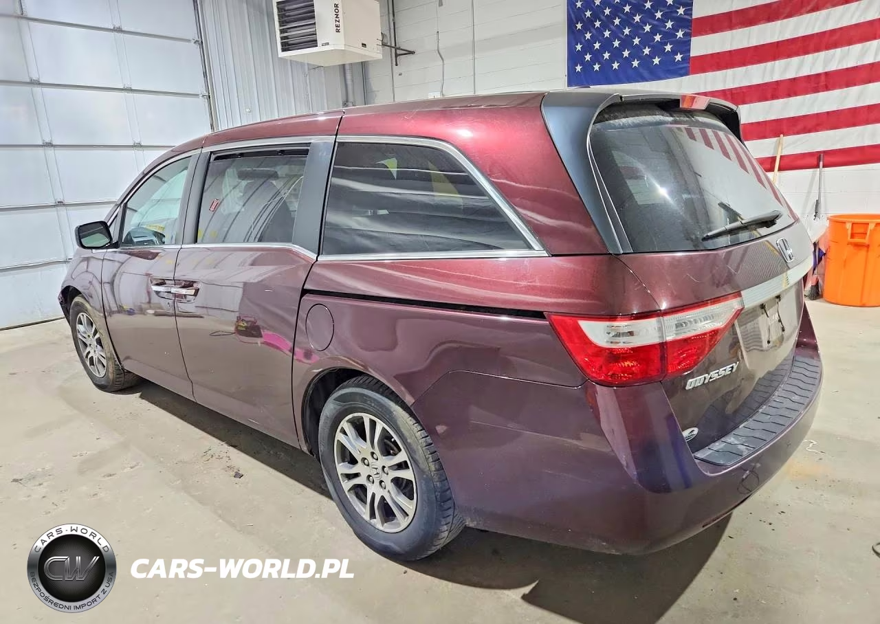2013 Honda Odyssey Exl VIN:5FNRL5H67DB080389 - 2