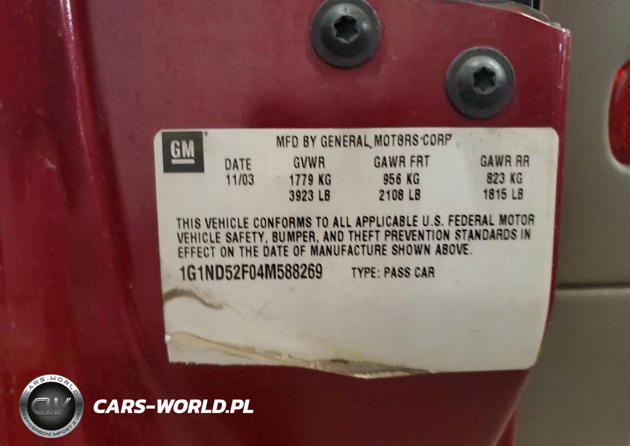 2004 Chevrolet Classic VIN:1G1ND52F04M588269 - 12