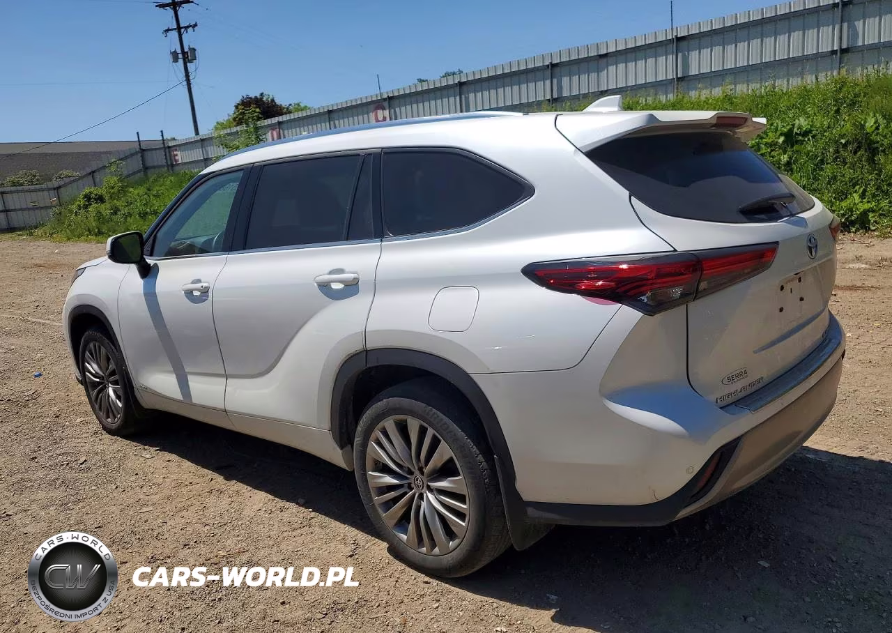 2022 Toyota Highlander Hybrid Platinum VIN:5TDEBRCH8NS101698 - 2