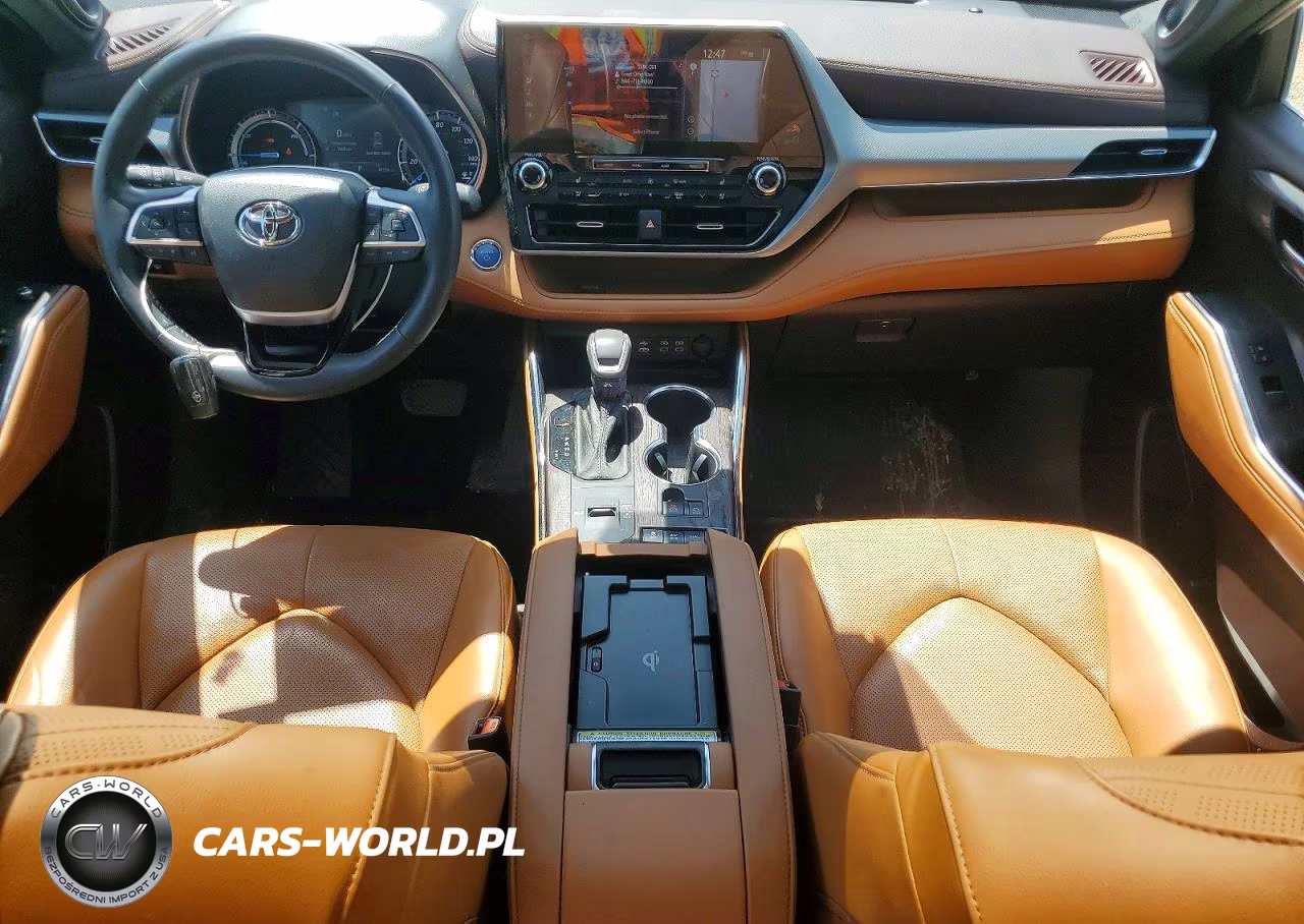 2022 Toyota Highlander Hybrid Platinum VIN:5TDEBRCH8NS101698 - 8