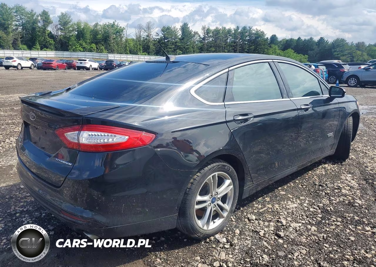 2016 Ford Fusion Titanium Phev VIN:3FA6P0SU9GR140926 - 3